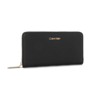Calvin Klein dámská velká černá peněženka Neat - OS (001)